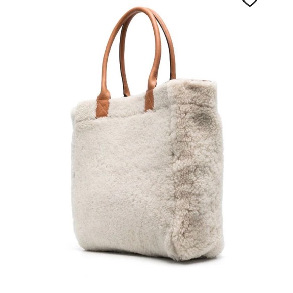 ISABEL MARANT Cozy logo-print sheepskin tote bag - Picture 2 of 4